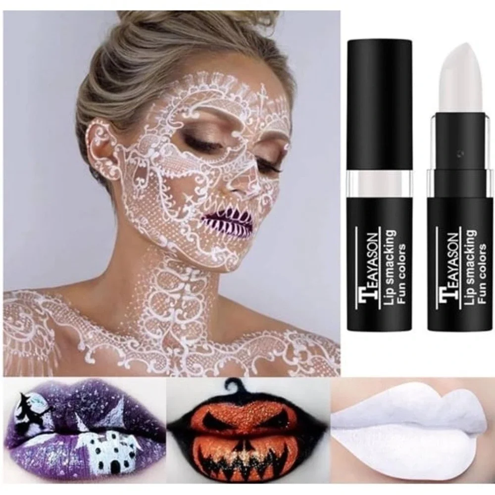 NEW Teayason white lip smacking fun‎ color lipstick